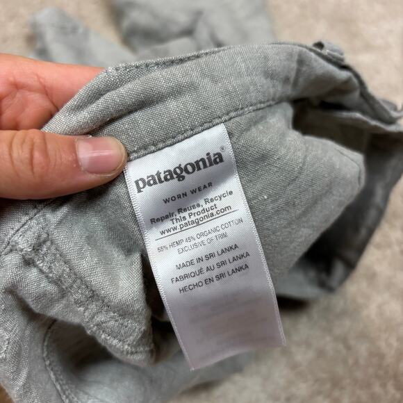 Patagonia Back Step 10" Hemp Organic Cotton Shorts Men's 34 - Picture 8 of 11